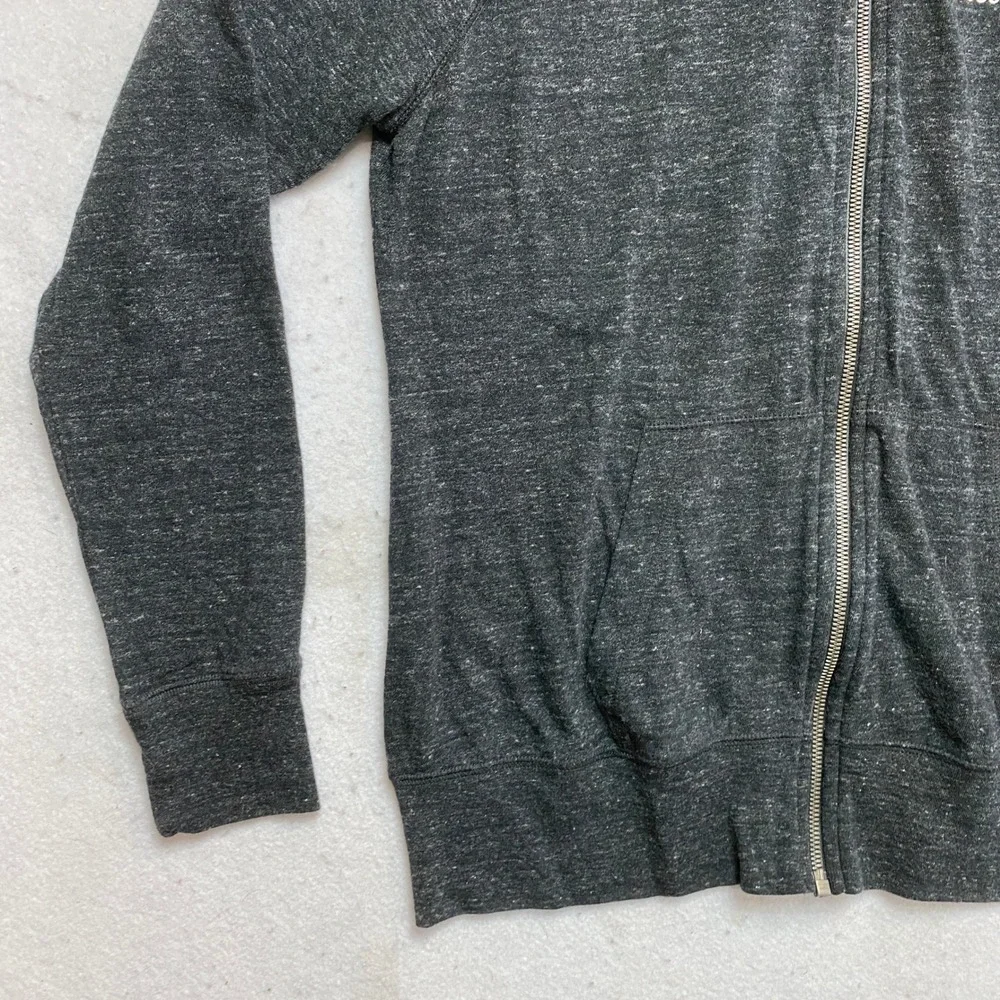 Nike Tracksuit Womens Large Black Heathered Full Zip Hoodie Capri Joggers Set